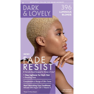 SoftSheen Carson - Dark & Lovely Fade Resist Permanent Hair Dye Kit #396 (LUMINOUS BLONDE)