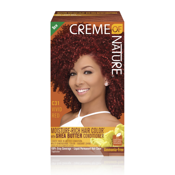 Creme of Nature - Moisture-Rich Hair Color with Shea butter C31 VIVID RED