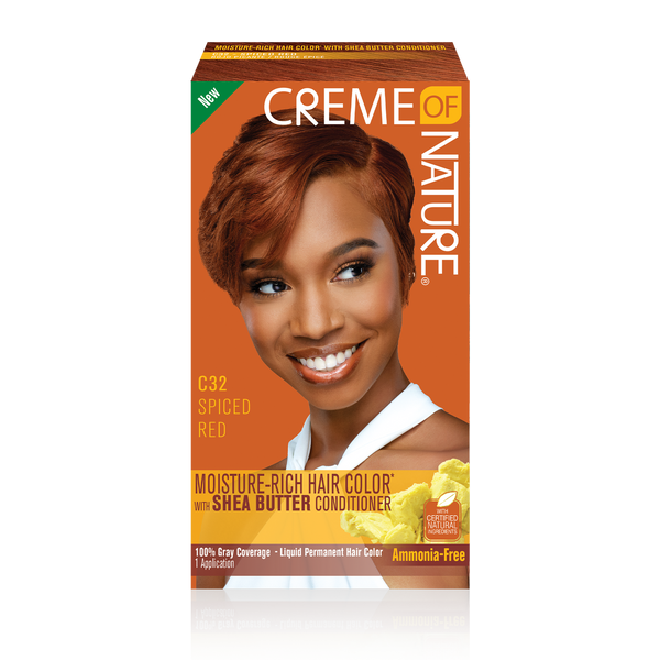 Creme of Nature - Moisture-Rich Hair Color with Shea butter C32 SPICED RED