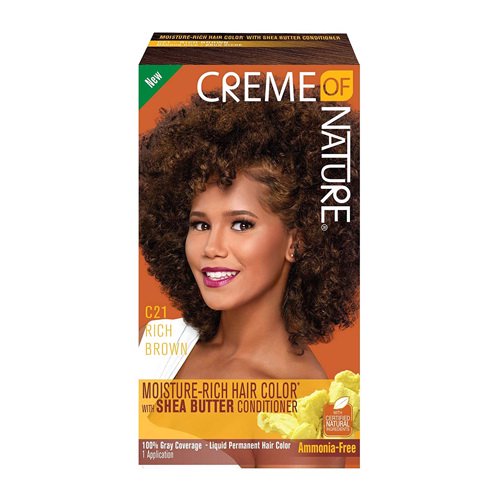 Creme of Nature - Moisture-Rich Hair Color with Shea butter C21 RICH BROWN