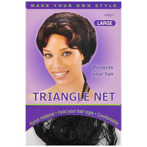 ANNIE - MS.REMI TRIANGLE NET LARGE BLACK