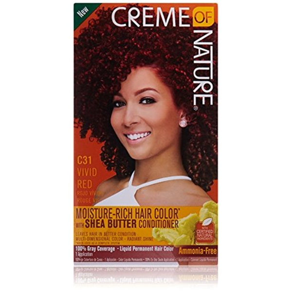 Creme of Nature - Moisture-Rich Hair Color with Shea butter C31 VIVID RED
