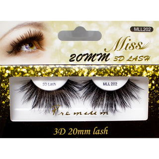 MISS - 3D PREMIUM NATURAL 20MM 3D LASH (MLL202)