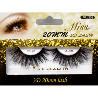 MISS - 3D PREMIUM NATURAL 20MM 3D LASH (MLL203)