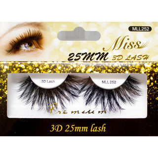 MISS - 3D PREMIUM NATURAL 25MM LASH (MLL252)