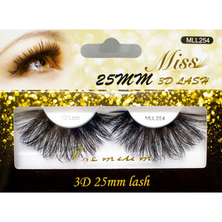 MISS - PREMIUM 3D 25MM LASH (MLL254)