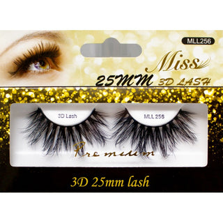 MISS - 3D PREMIUM NATURAL 25MM 3D LASH (MLL256)