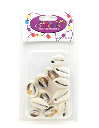 BEAUTY COLLECTION - Shell Hair Beads SMALL 15 Pieces