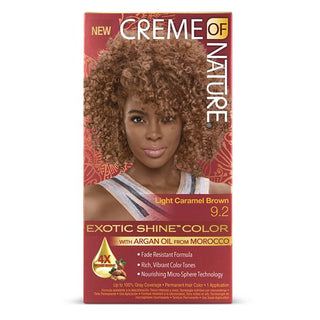 Creme Of Nature - Exotic Shine Color 9.2 Light Caramel Brown