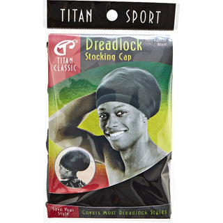 TITAN - CLASSIC DreadLock Stocking Cap SK BLACK