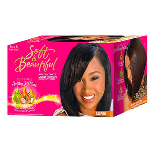 Soft & Beautiful - No-Lye Ultimate Conditioning Relaxer System SUPER