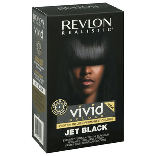 REVLON - VIVID HAIR COLOR JET BLACK