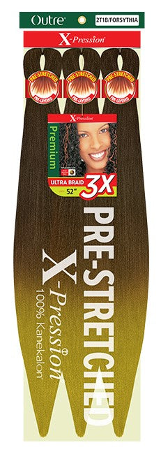 Buy 2t1b-forsythia OUTRE - X-PRESSION PRE-STRETCHED BRAID 3X 52" (FINISHED: 26")