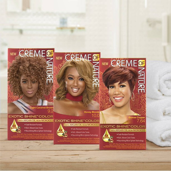 Creme Of Nature - Exotic Shine Color 7.64 Bronze Copper