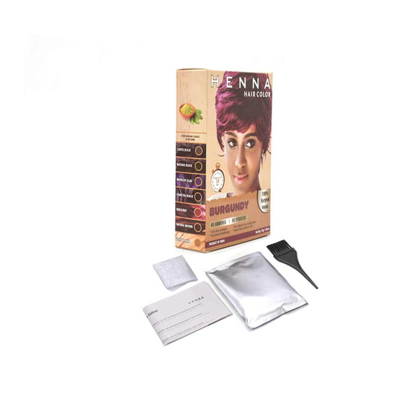 Jimy - Henna Hair Colour Kit (BURGUNDY)