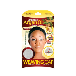 MAGIC COLLECTION - Organic Argan Oil Treated Product Weaving Cap BLACK