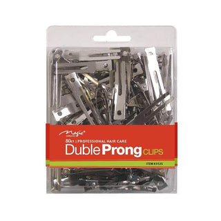 MAGIC COLLECTION - 80 Metal Double Prong Clips