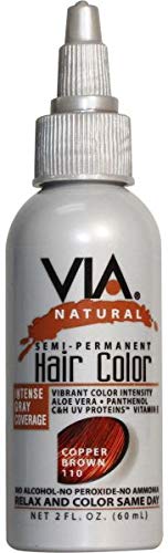 VIA - Natural Semi-Permanent Hair Color COPPER BROWN 110