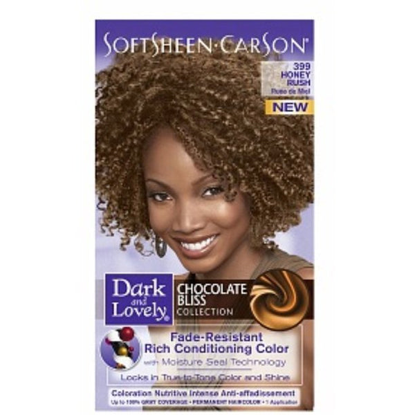 SoftSheen Carson - Dark & Lovely Fade Resist Permanent Hair Dye Kit #399 (HONEY RUSH)