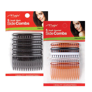 MAGIC COLLECTION - 5 Small Assorted Side Combs