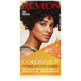 REVLON - ColorSilk Moisture-Rich Color #10 JET BLACK