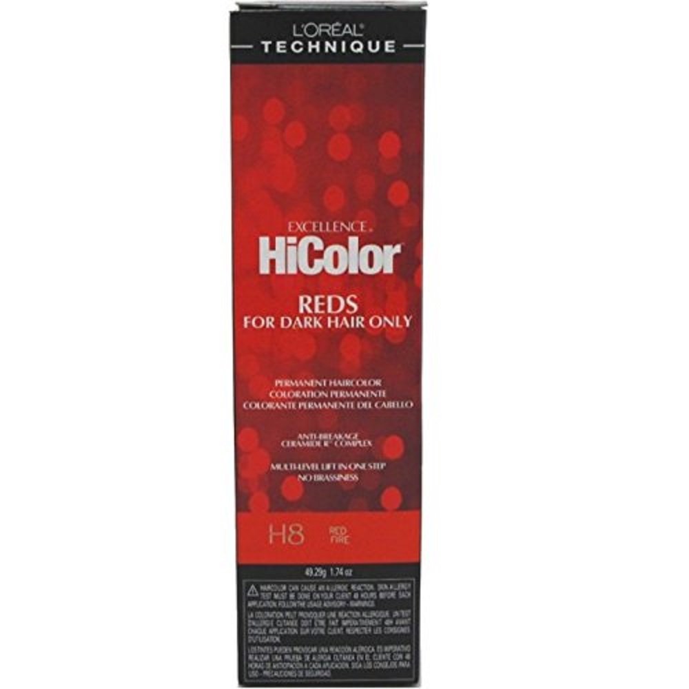 LOREAL - Excellence HiColor HiLights Red Highlights RED FIRE H8 | Zoe ...