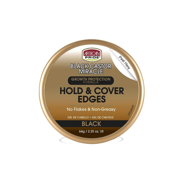 African Pride - Black Castor Miracle Hold & Cover Edges