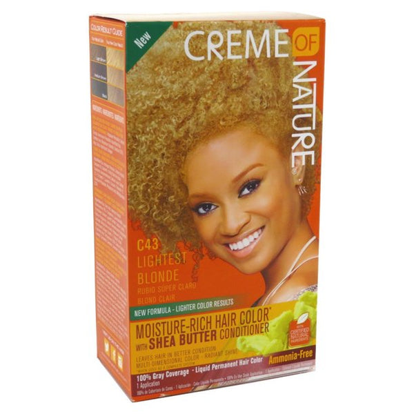 Creme of Nature - Moisture-Rich Hair Color with Shea butter C43 LIGHTEST BLONDE