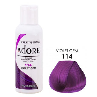 Buy 114-violet-gem Adore - Semi-Permanent Hair Dye