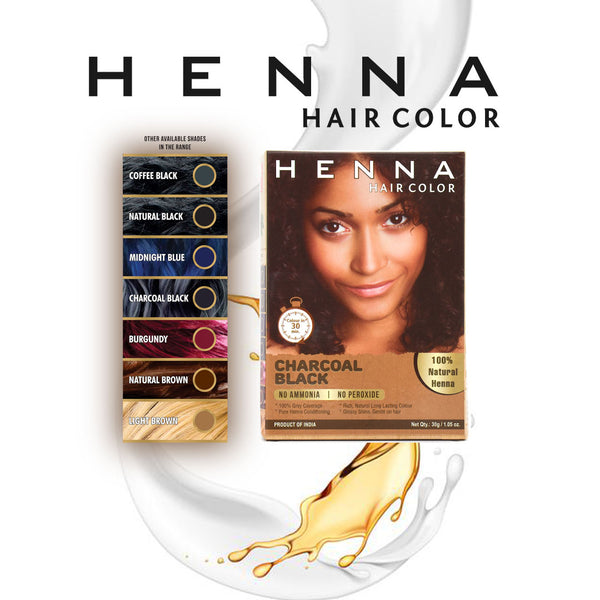 Jimy - Henna Hair Colour Kit (CHARCOAL BLACK)