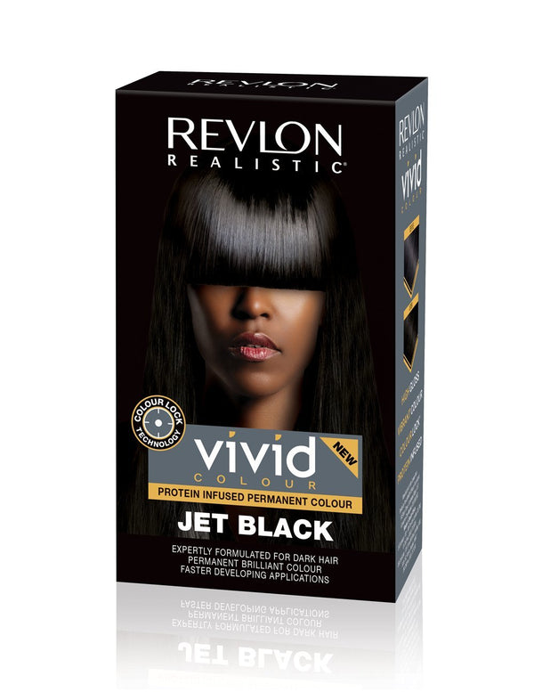 REVLON - VIVID HAIR COLOR JET BLACK