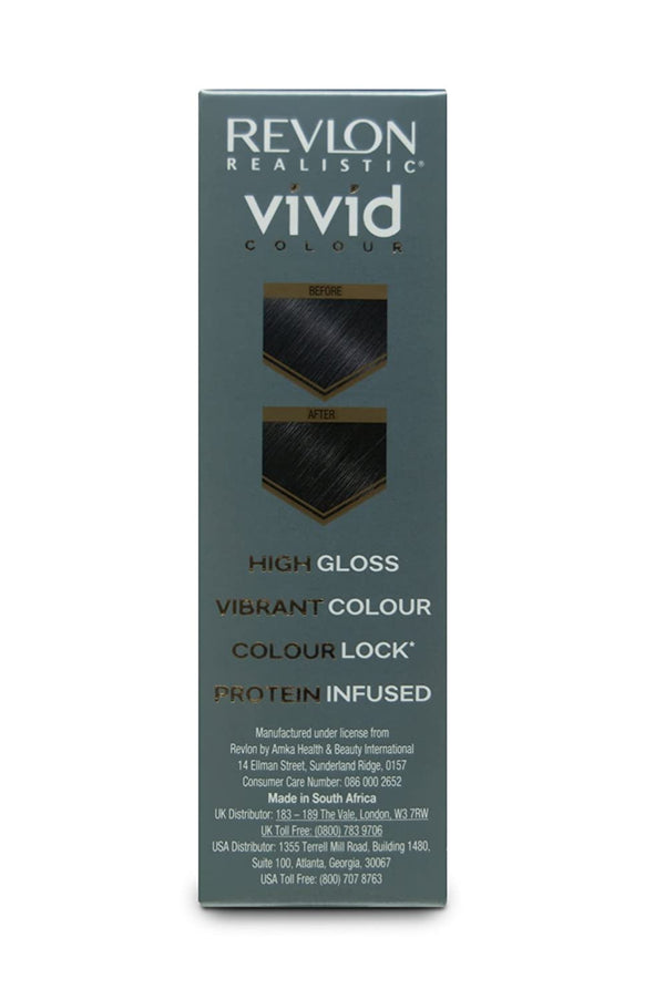 REVLON - VIVID HAIR COLOR JET BLACK