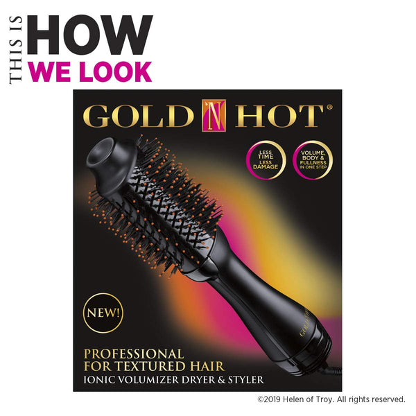 Gold N Hot - Professional For Textured Hair Ionic Volumizer Dryer & Styler
