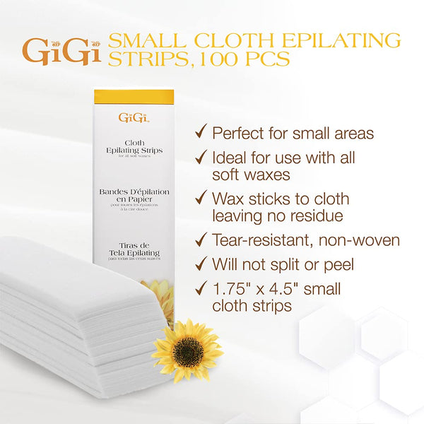 GiGi - Cloth Epilating Strips Small