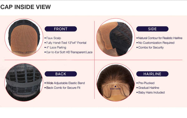 OUTRE - LACE FRONT WIGPERFECT HAIR LINE 13X4 FAUX SCALP SKYE