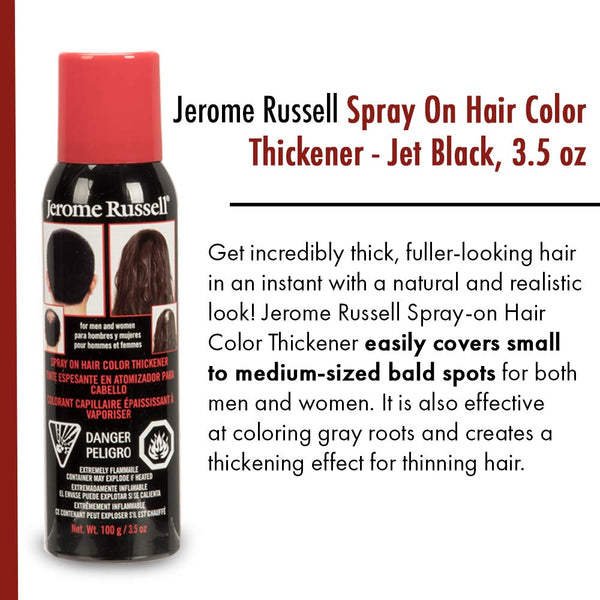 Jerome Russell - Spray On Hair Color Thickener