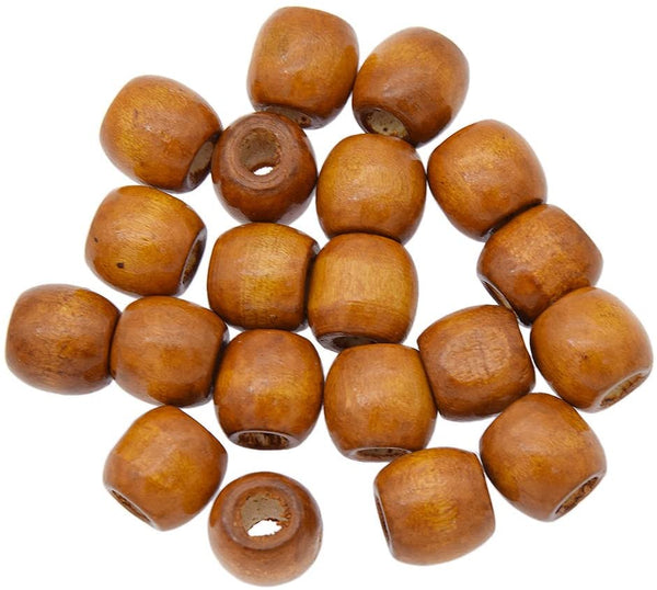 HAIR SHELL - Wooden Bead 12PCs (TBW01LB)