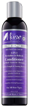 The Mane Choice - Soft As Can Be 3-in-1 Conditioner, Co-Wash, Leave-In, Detangler