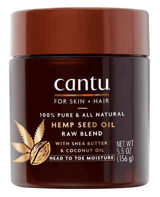 Cantu - For Skin + Hair 100% Pure & All Natural Hemp Seed Oil Raw Blend