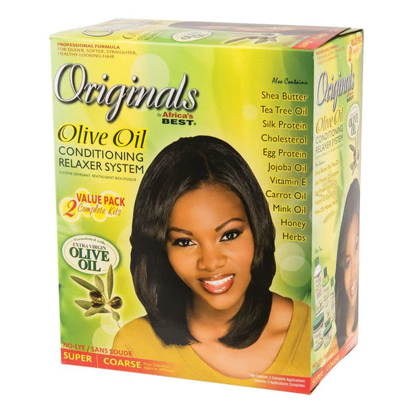 Africa's Best  - Originals Olive Oil Conditioning Relaxer System SUPER 2 APPS