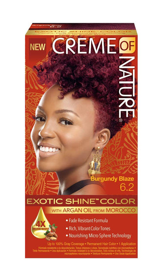 Creme Of Nature - Exotic Shine Color 6.2 Burgundy Blaze