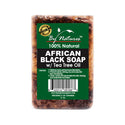 By Natures - 100% Natural African Black Soap With Tea Tree Oil