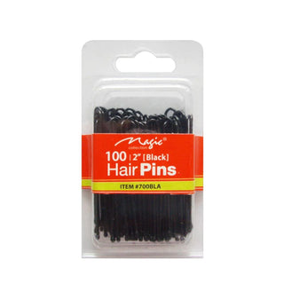 MAGIC COLLECTION - 100 Ball Tip Hair Pins BLACK