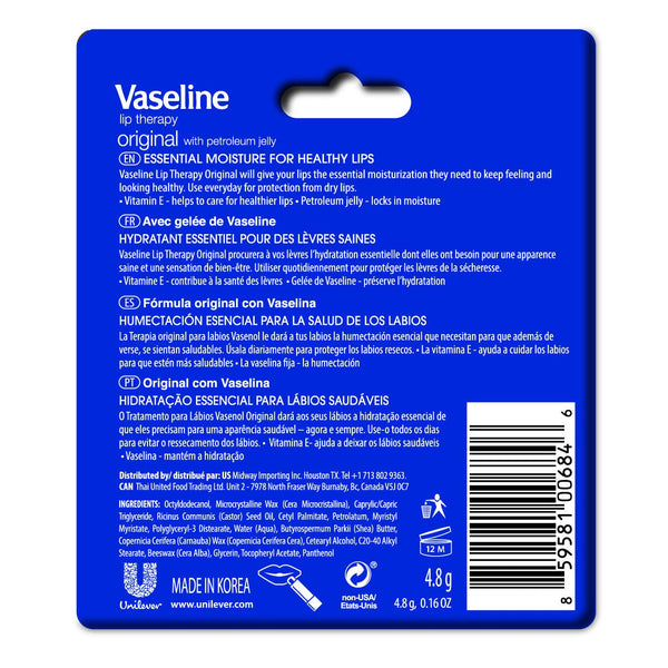 Vaseline - Lip Therapy Original Stick