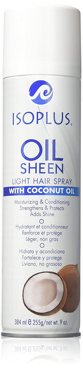 ISOPLUS - Oil Sheen Light Hair Spray With Coconut Oil