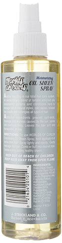 Worlds of Curls - Moisturizing Oil Sheen Spray For Extra Dry Hair