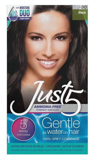 Buy j-30-black Just-5 - Permanent Hair Dye (5 Colors Available)