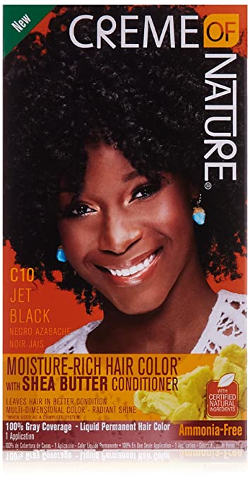 Creme of Nature - Moisture-Rich Hair Color with Shea butter C10 JET BLACK