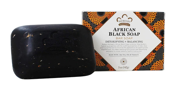 NUBIAN - African Black Soap Bar Soap Detoxifying & Balancing
