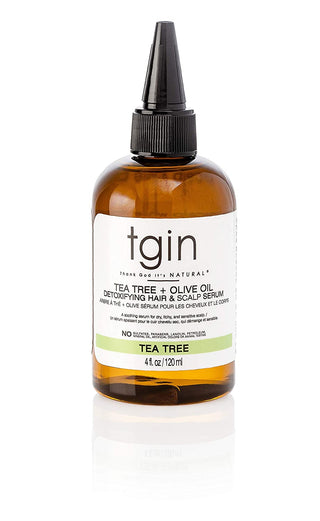 tgin - Tea Tree + Olive Oil Detoxifying Hair & Scalp Serum